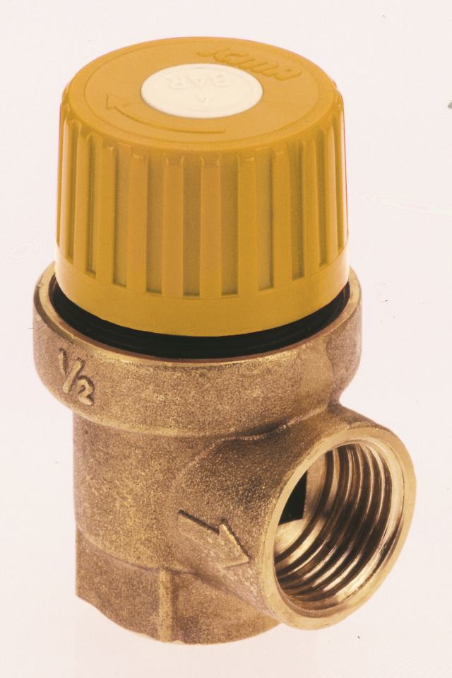 VALVOLA DI SICUREZZA 6 BAR PER SOLARE 160